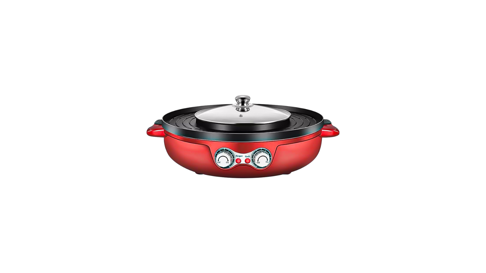 Soga 2-in-1 Maifan Stone Non-Stick Coating 2100W Electric BBQ Grill