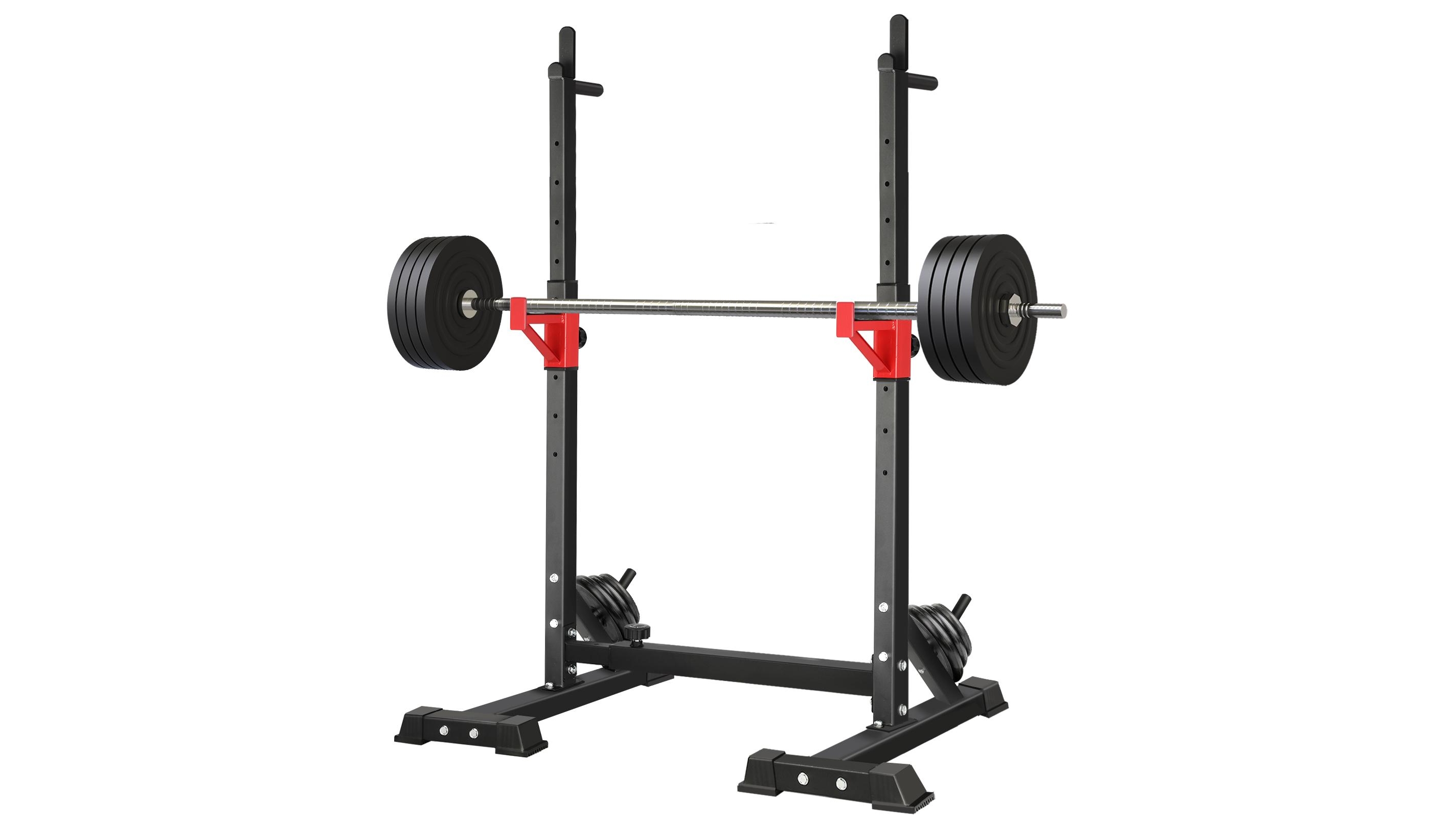 Premium Adjustable Barbell outlet Squat Rack