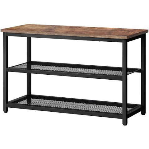 Oikiture Shoe Cabinet Bench Rack
