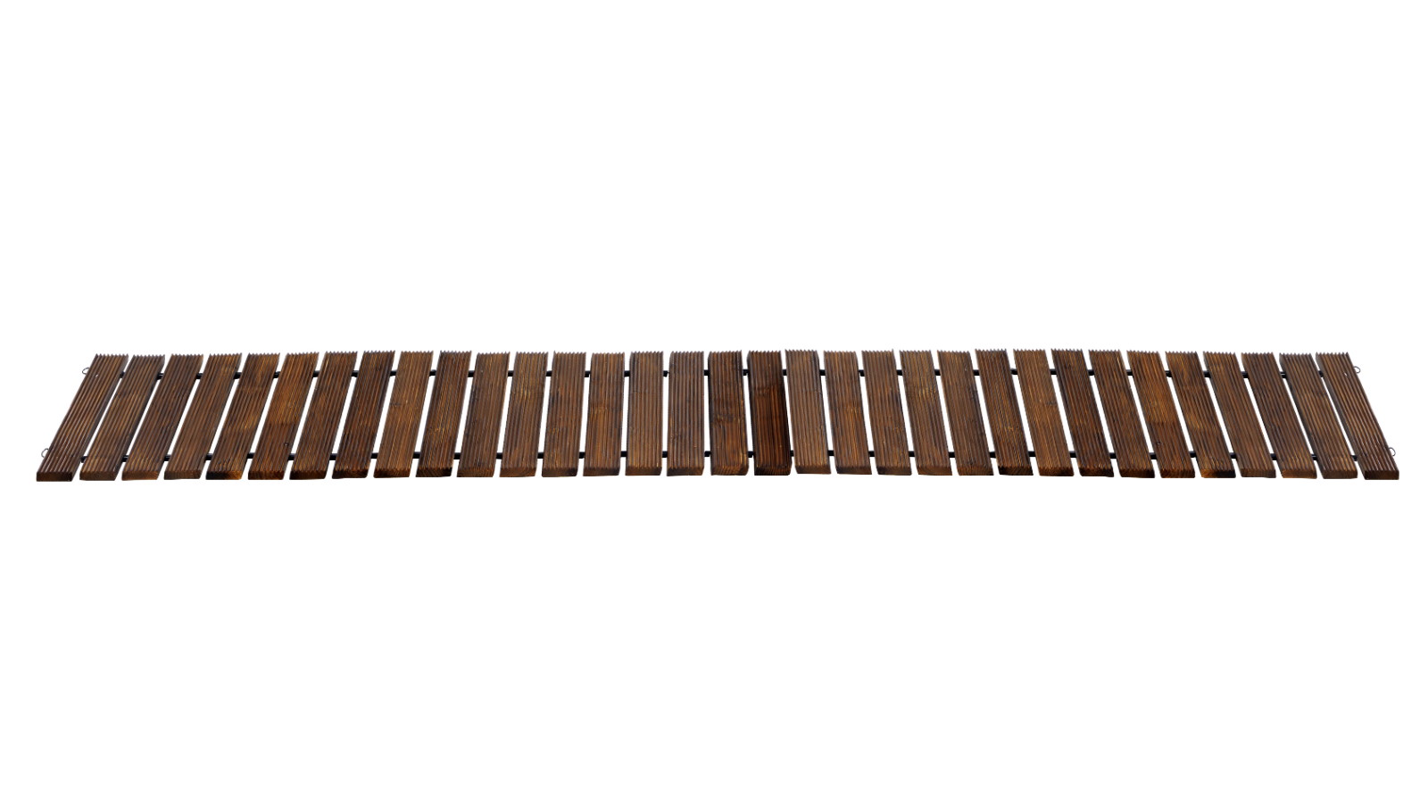 Livsip Wooden Straight Garden Pathway - Charcoal