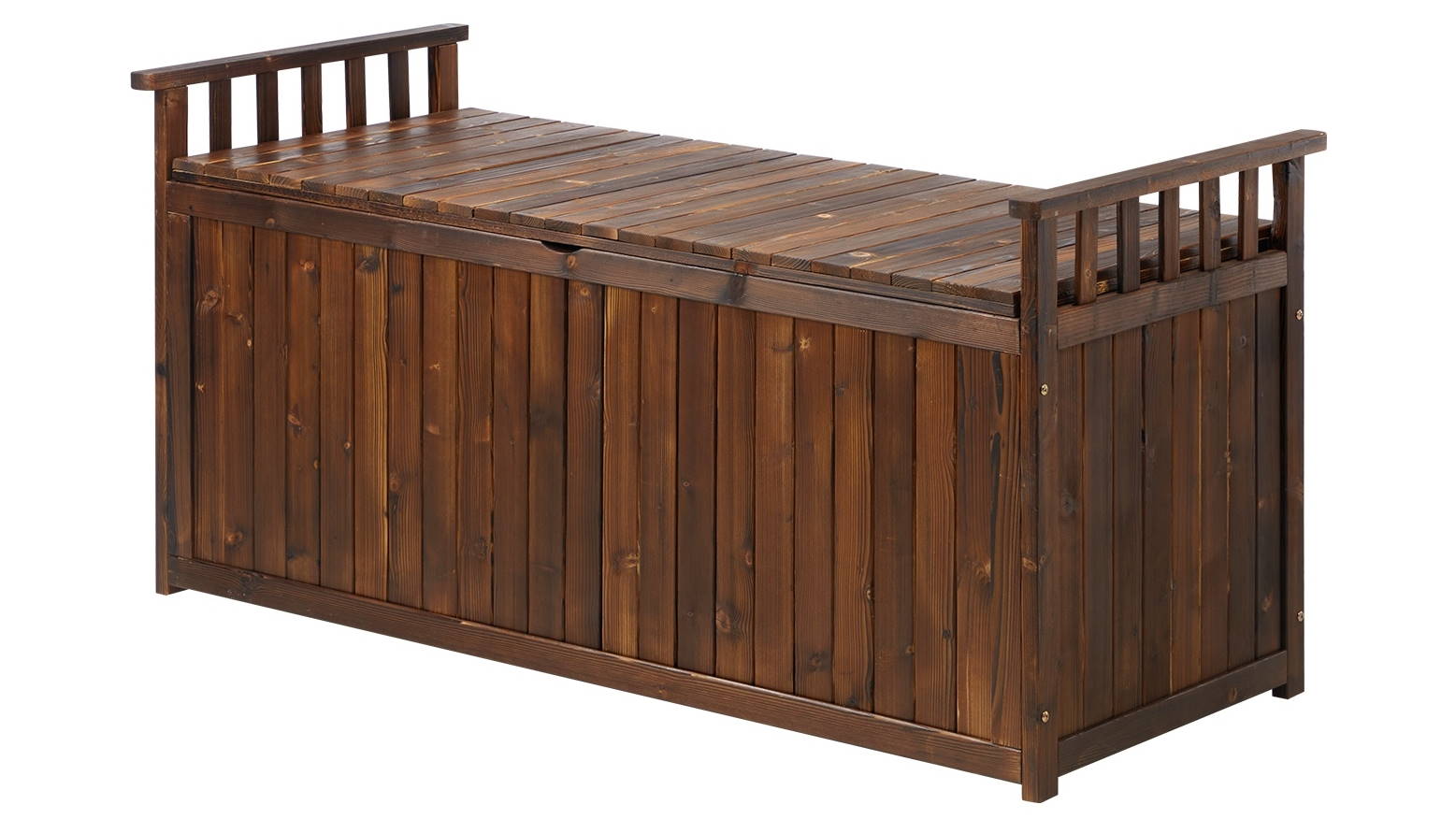 Livsip 500L Outdoor Storage Bench Box Charcoal Harvey Norman