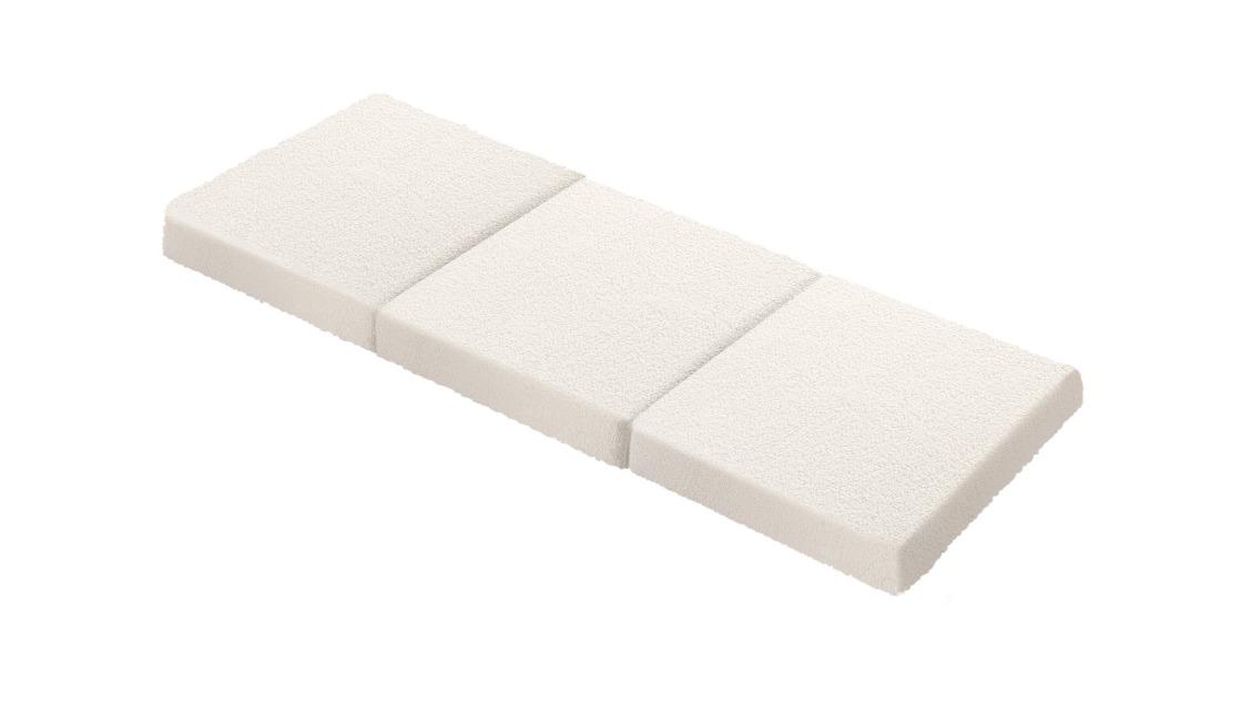 Bedra Bedding Sherpa Fleece Foldable Single Bed Mattress