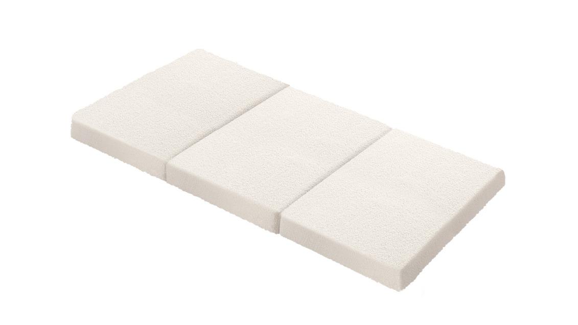 Bedra Bedding Sherpa Fleece Foldable Queen Bed Mattress
