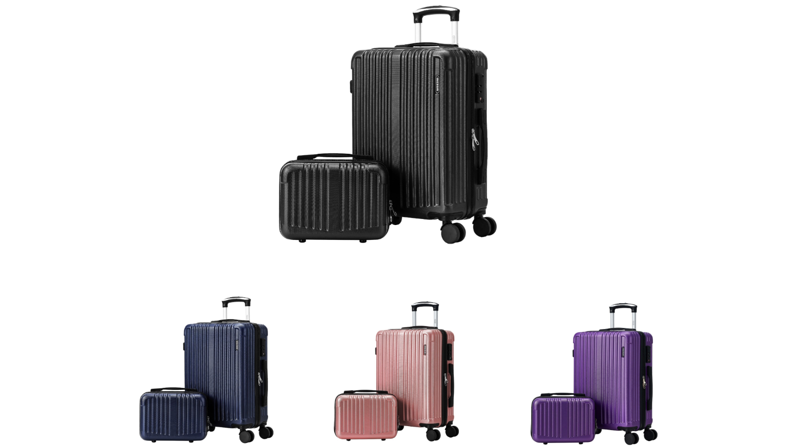 Mazam 2 Piece Hard Case Trolley Suitcase
