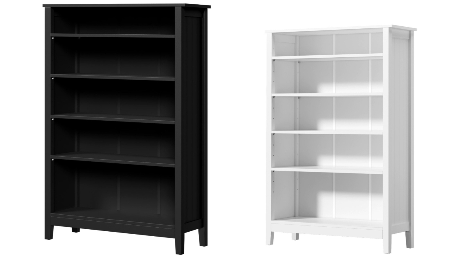Oikiture 5-Tier Bookshelf Display