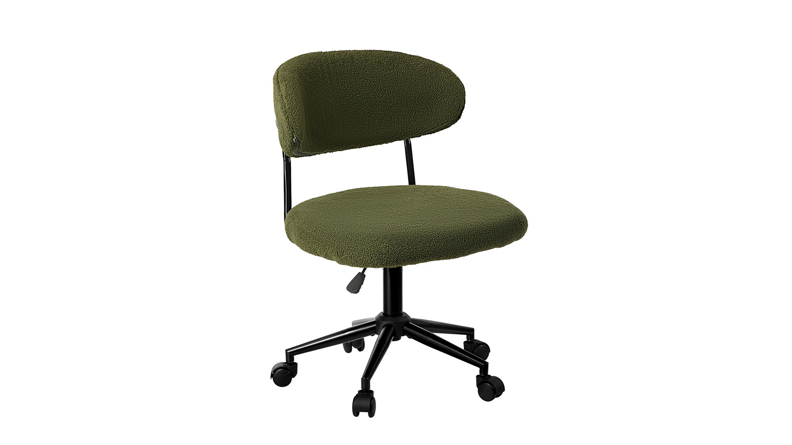 Oikiture Swivel Armless Office Chair - Green
