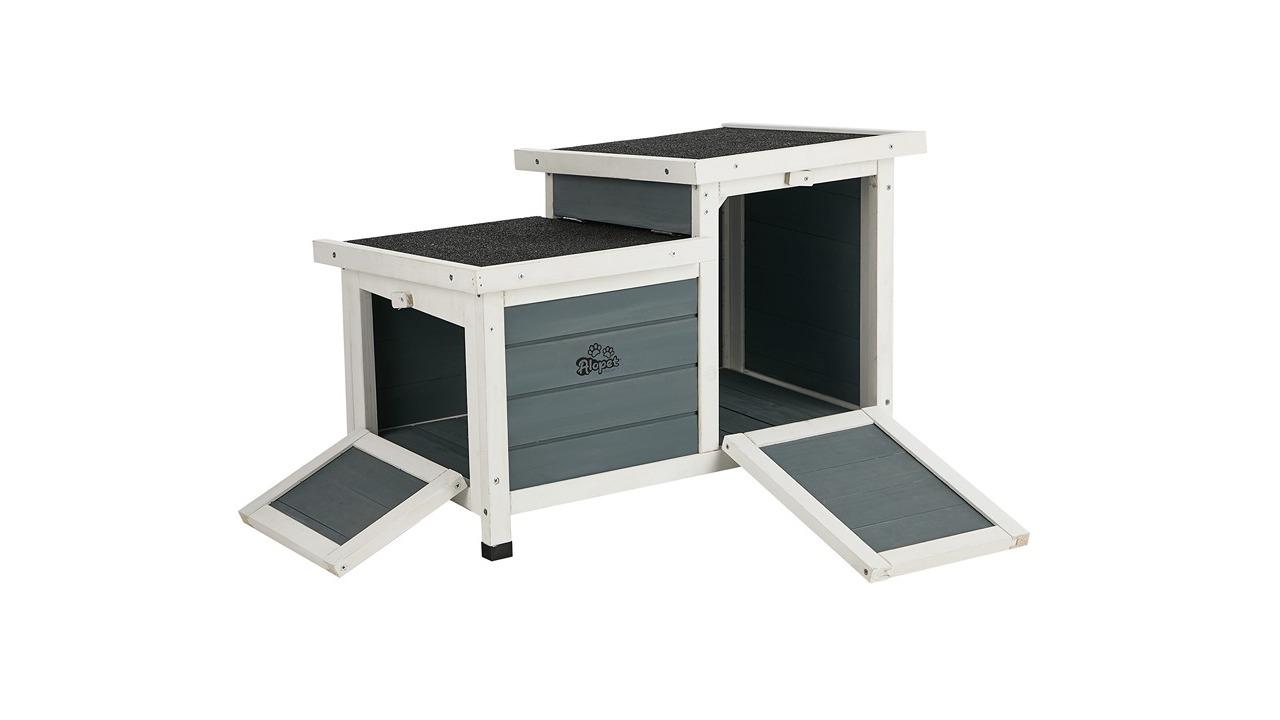 Alopet Wooden Pet Outdoor Hutch