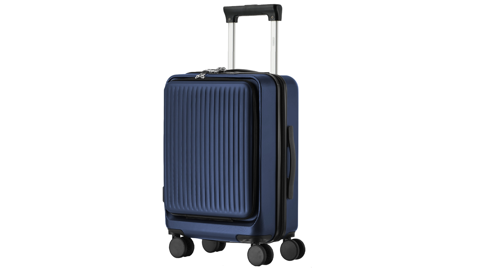 Mazam 24inch Front Opening Luggage Suitcase - Navy
