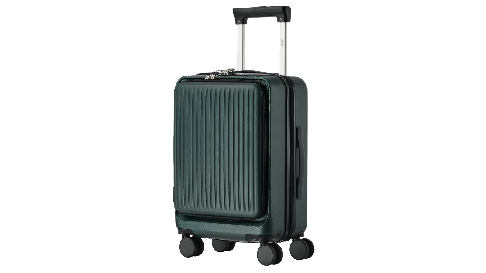 Mazam 24inch Front Opening Luggage Suitcase - Green