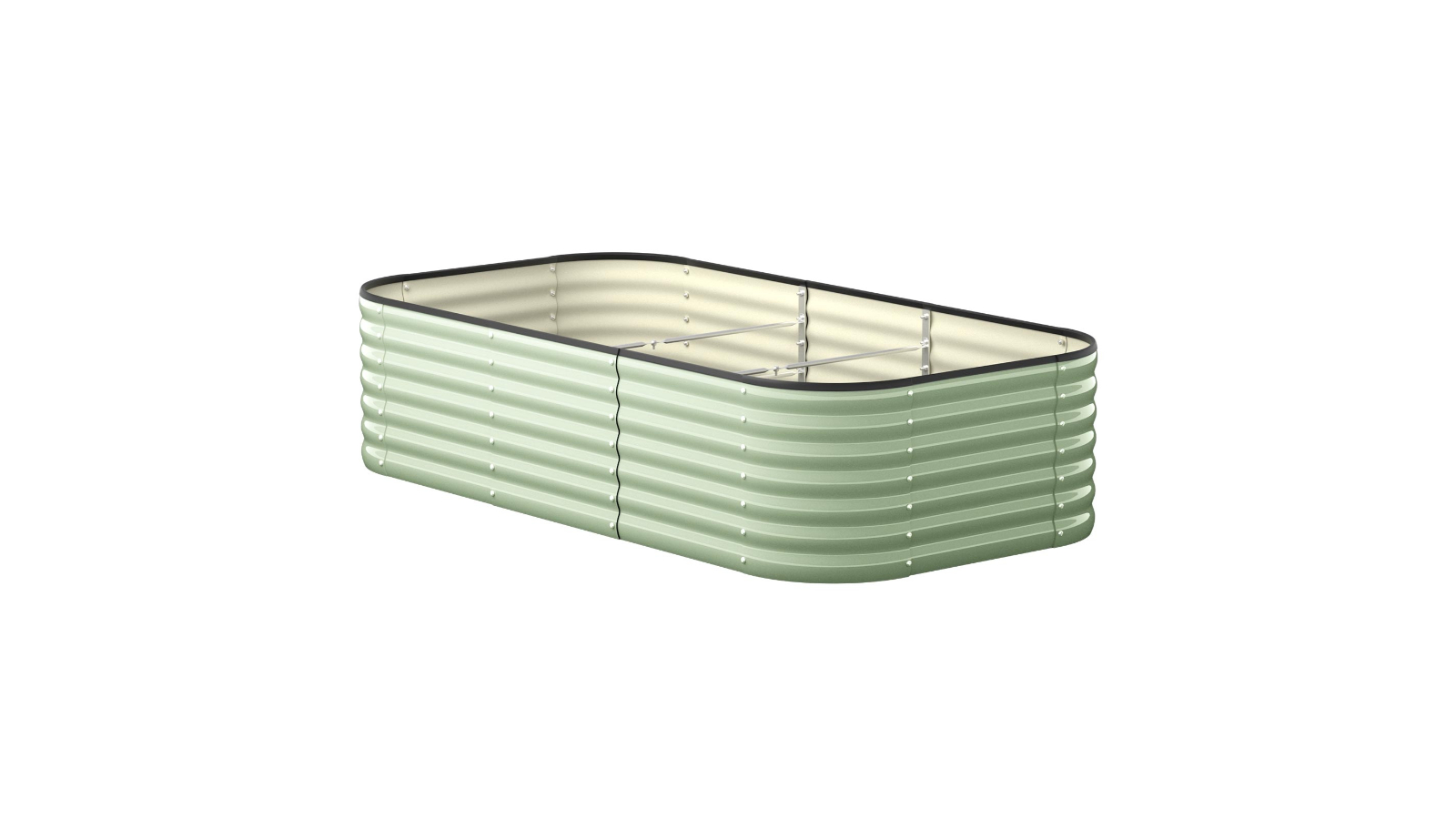 Livsip 9-in-1 Modular Container Planter Galvanised Steel Garden Bed - 56cm