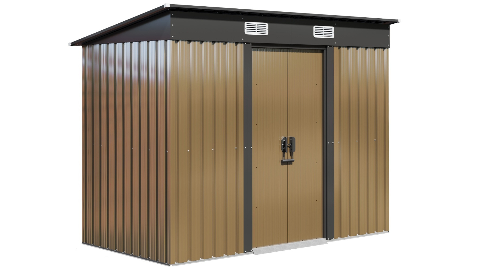 Livsip 238 x 131cm Garden Shed Storage Tool Workshop Cabin Steel House