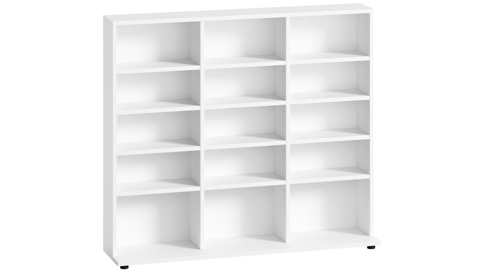 Oikiture CD Media Storage Rack - White