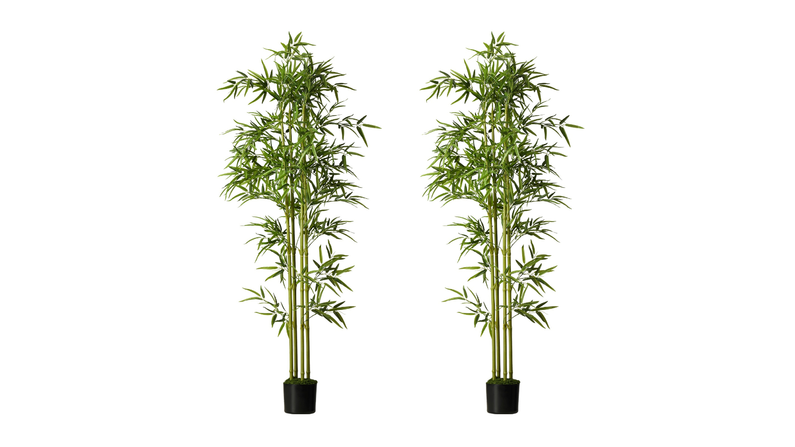 Livsip 2 Piece Artificial Bamboo Tree 180cm Faux Potted Plant