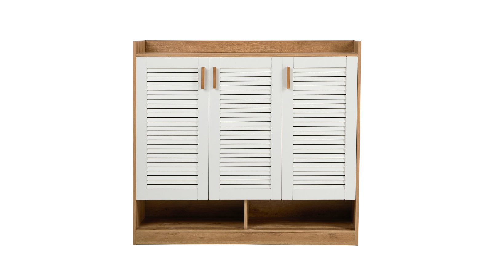 Oikiture 5-Tier Shoe Storage with 3-Door