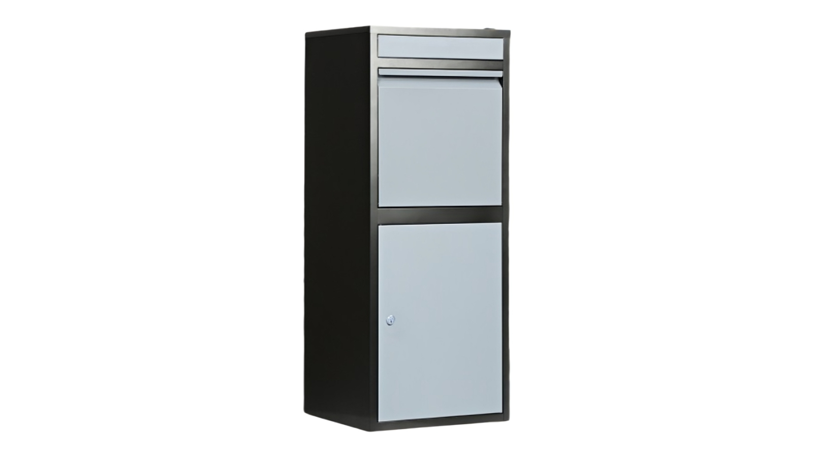 Groverdi Lockable Storage Box - Black/Grey