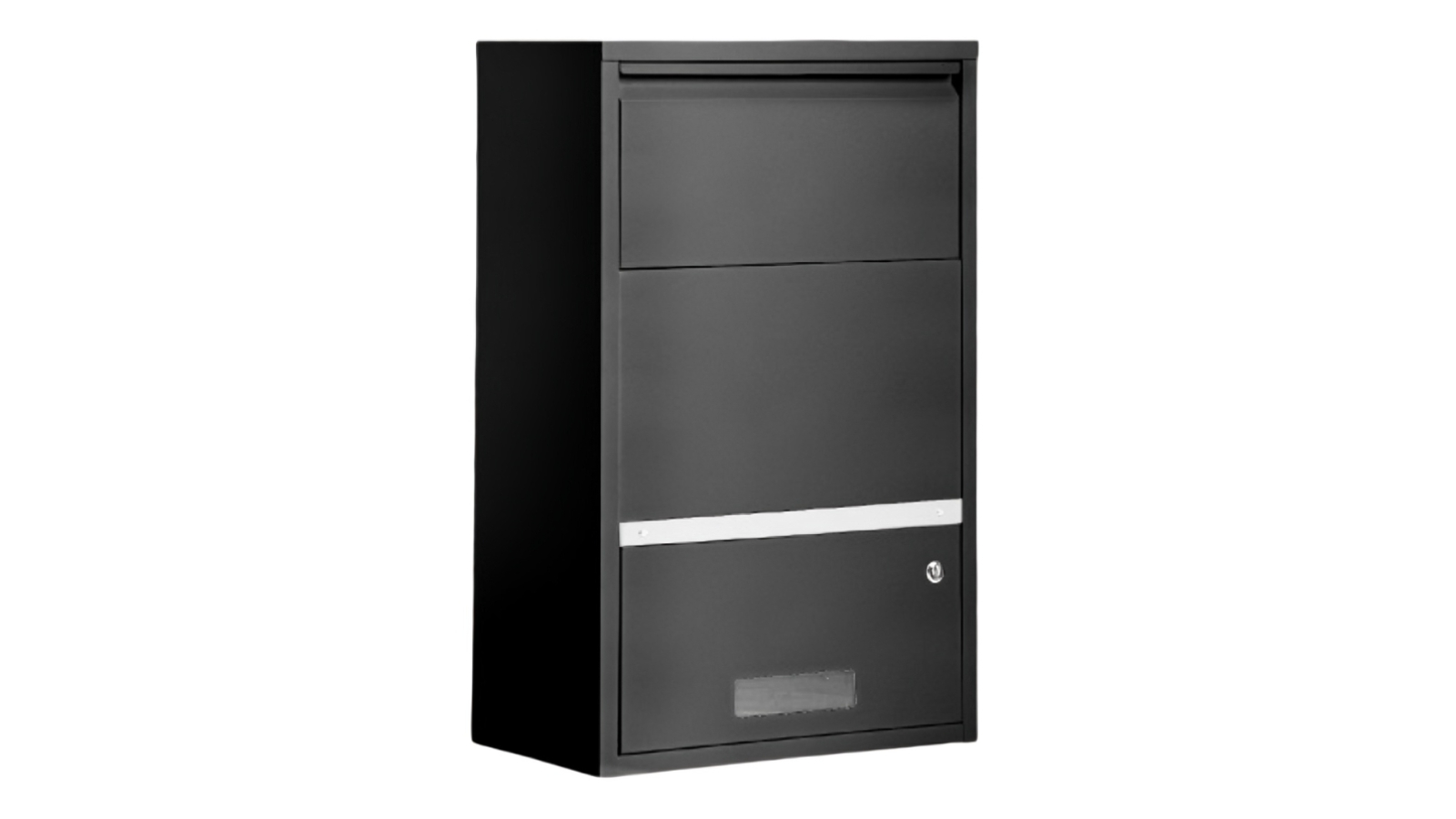 Groverdi Package/Letter Security Lock Storage Box - Black