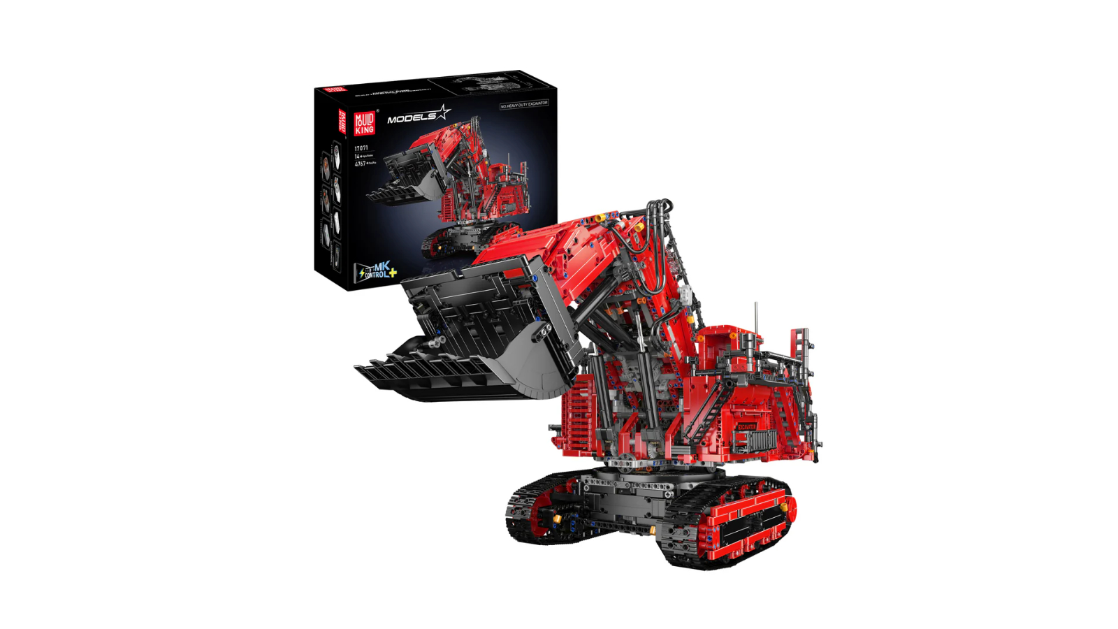 Mould King 4767 Piece Heavy Duty Excavator Building Block Toy