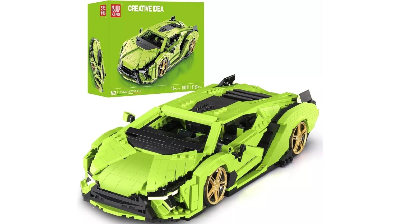 Mould King 1133 Piece Mini SAI Sports Car MOC 1:14 Scale Model Building Block