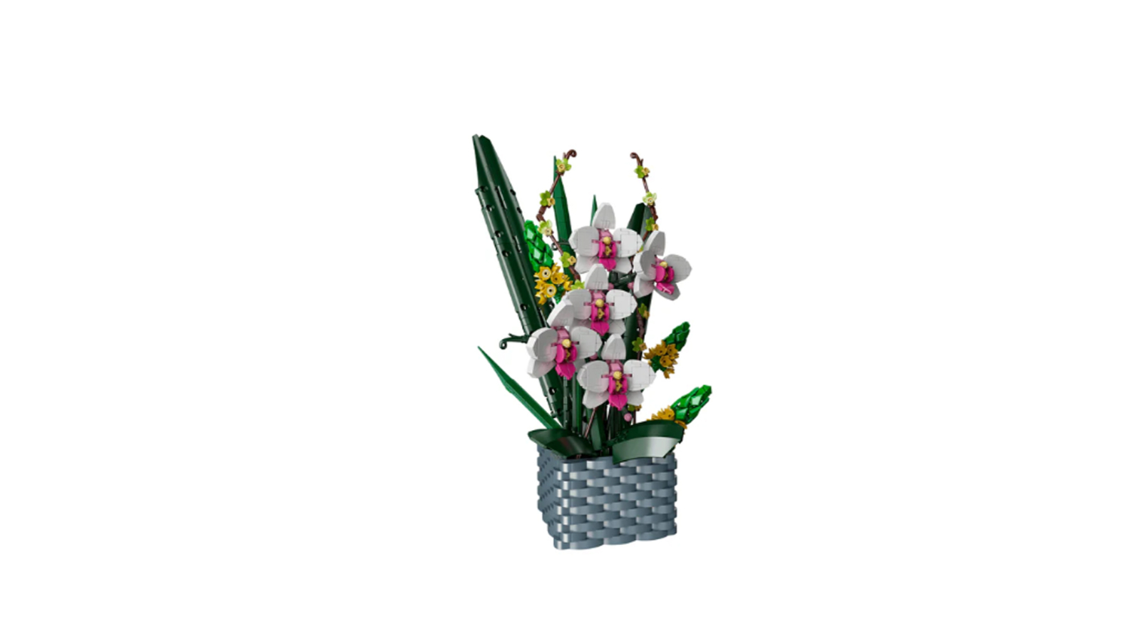 Mould King 1158 Piece Orchid Botanical Collection Building Blocks Set