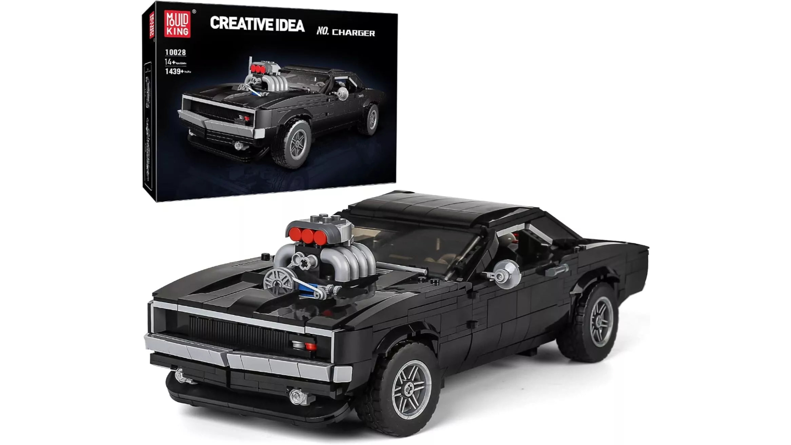Mould King 10028 Collectible MOC Brick Racing Car Model Toy