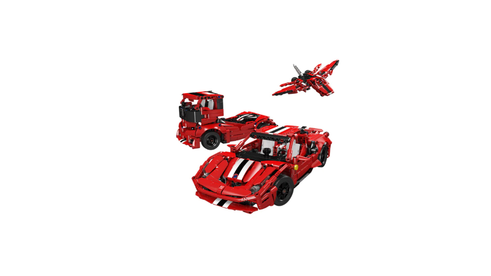 Mould King 488 Piece 3-in-1 Racing Toy Exclusive Collector's Model