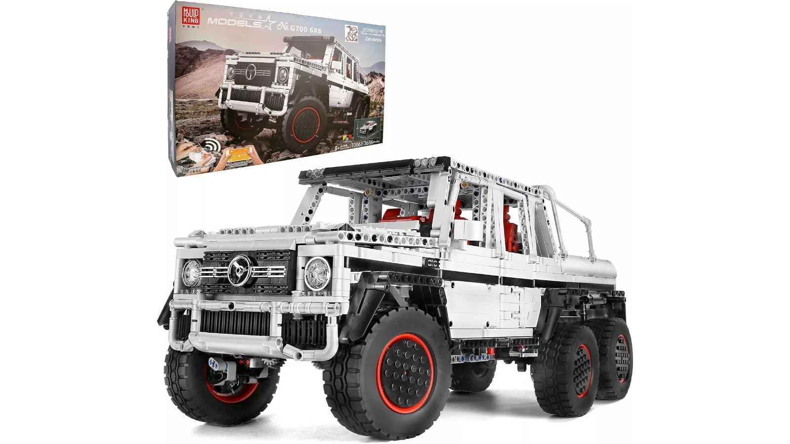 Mould King 3686 Piece G700 Off-Road Car Building Kit App Control Motor