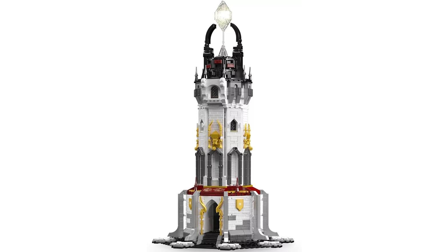 Mould King 16055 MOC Creactive Medieval Lighthouse Lighting Building Blocks Set