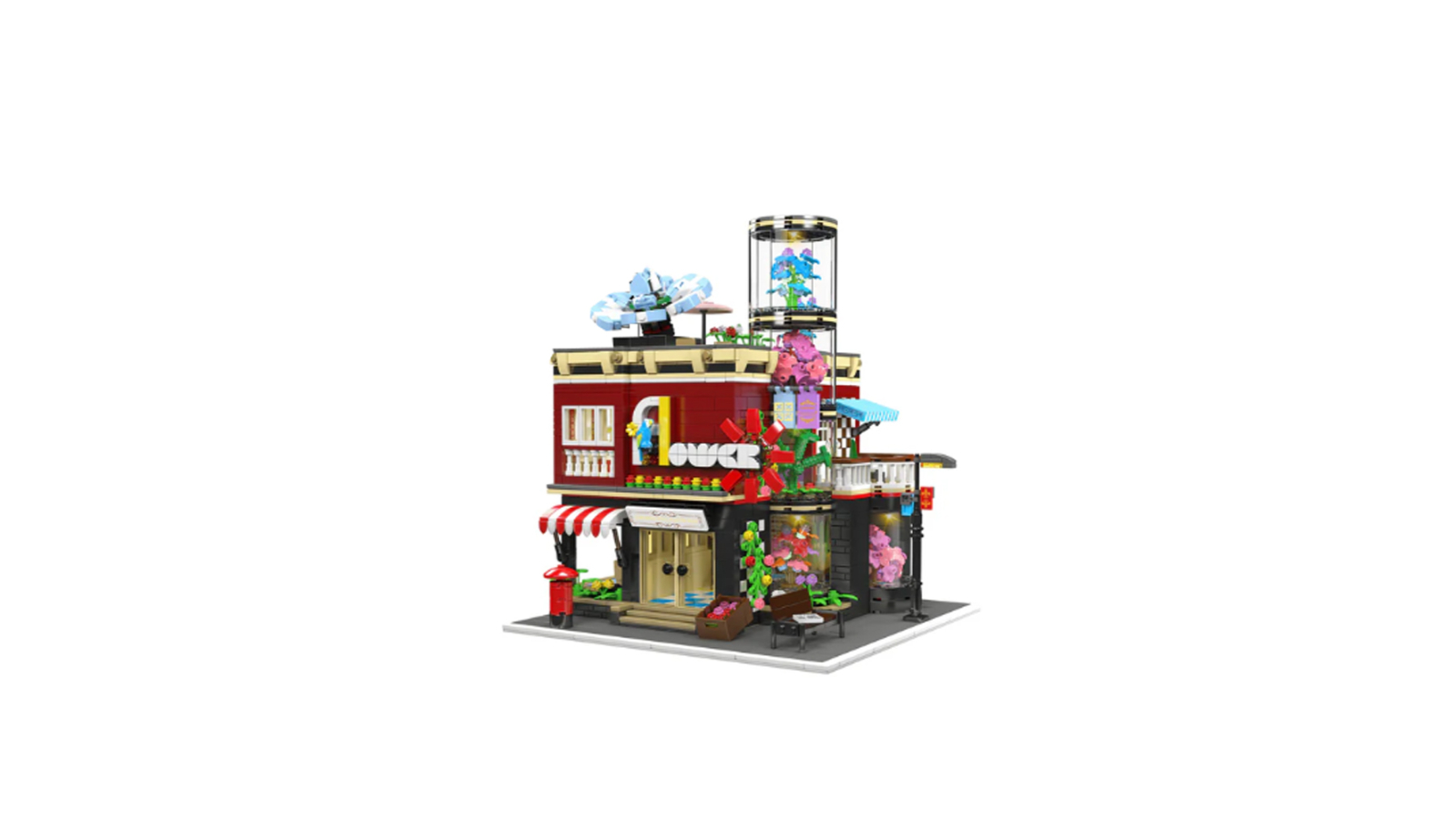 Mould King 2291 Piece Flower Shop Building Block