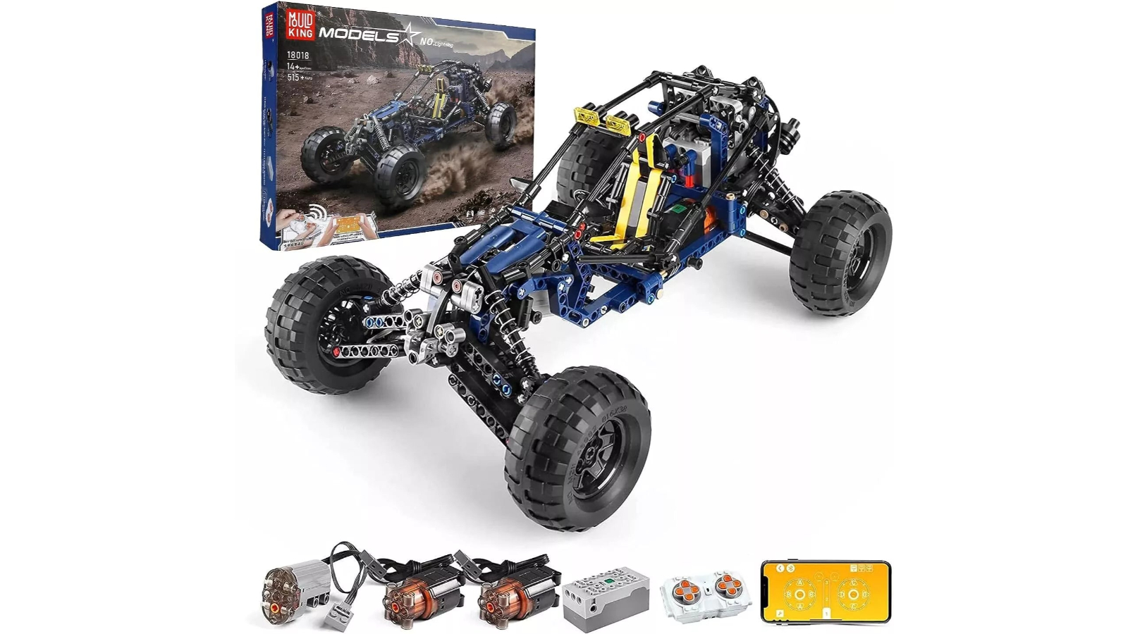 Mould King 515 Piece RC Off-Road Car Building Block with Motor