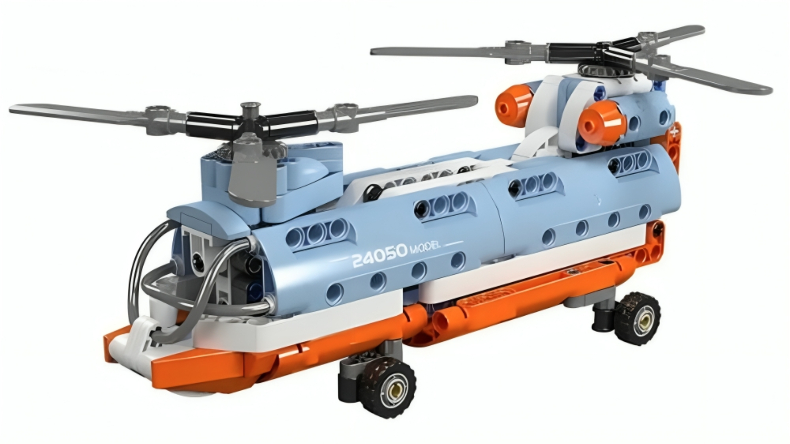 Mould King 270 Piece Tandem Rotor Helicopter