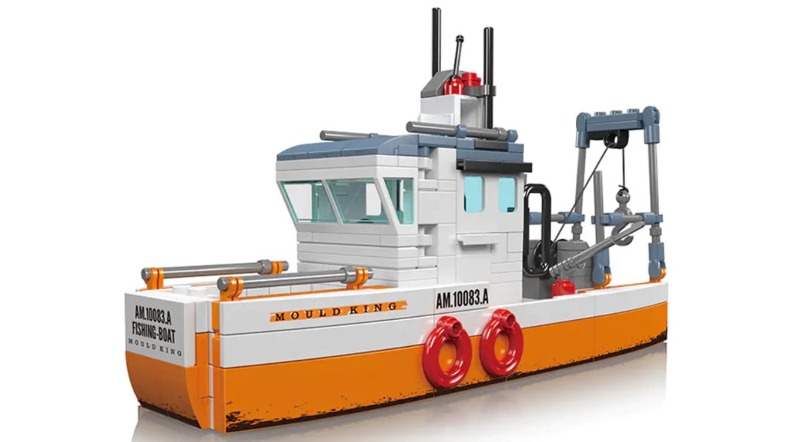 Mould King 420 Piece Fishing Boat