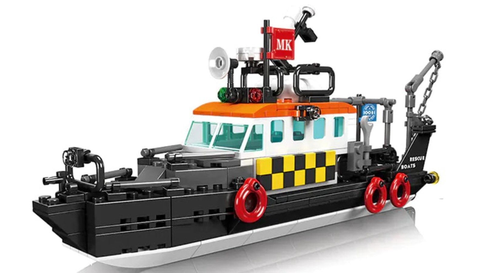 Mould King 364 Piece British Multi-Functional Rescue Boat