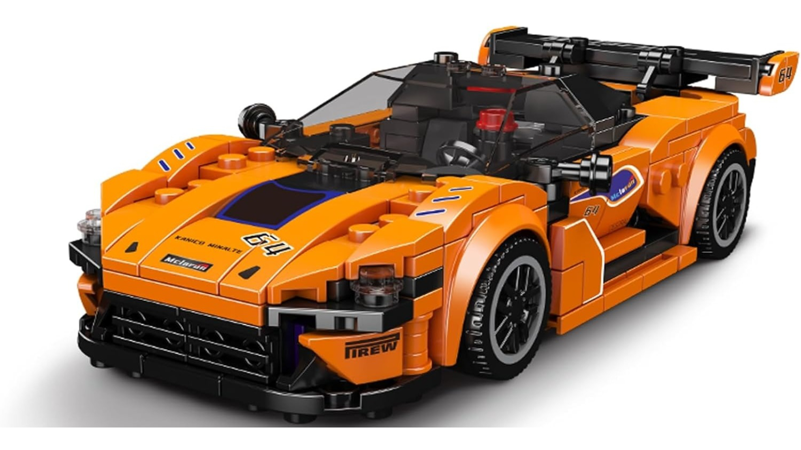 Mould King 382 Piece 720S GT3 Mini Car