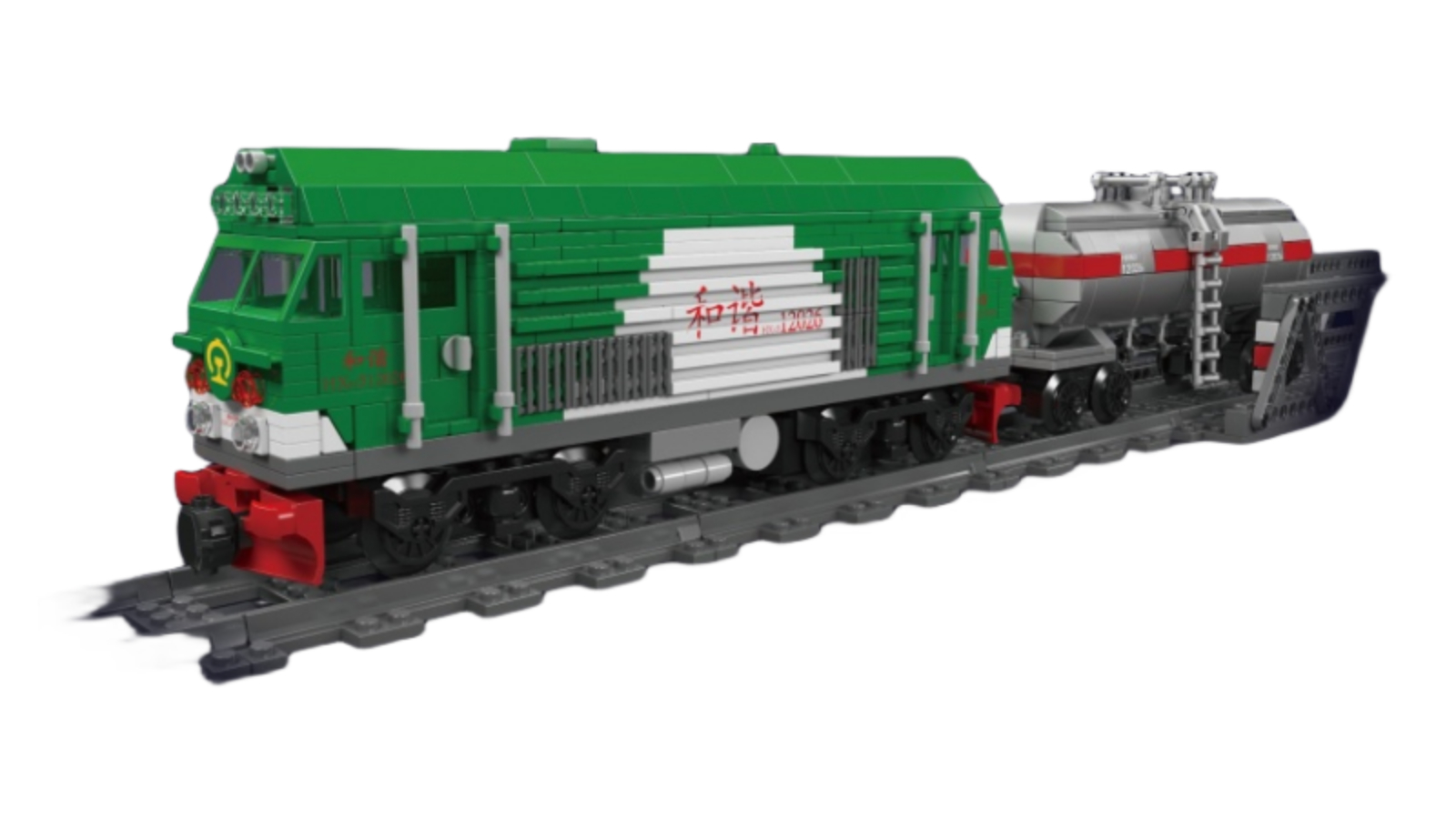 Mould King 1090 Piece HXN 3 Diesel Locomotive with Motor