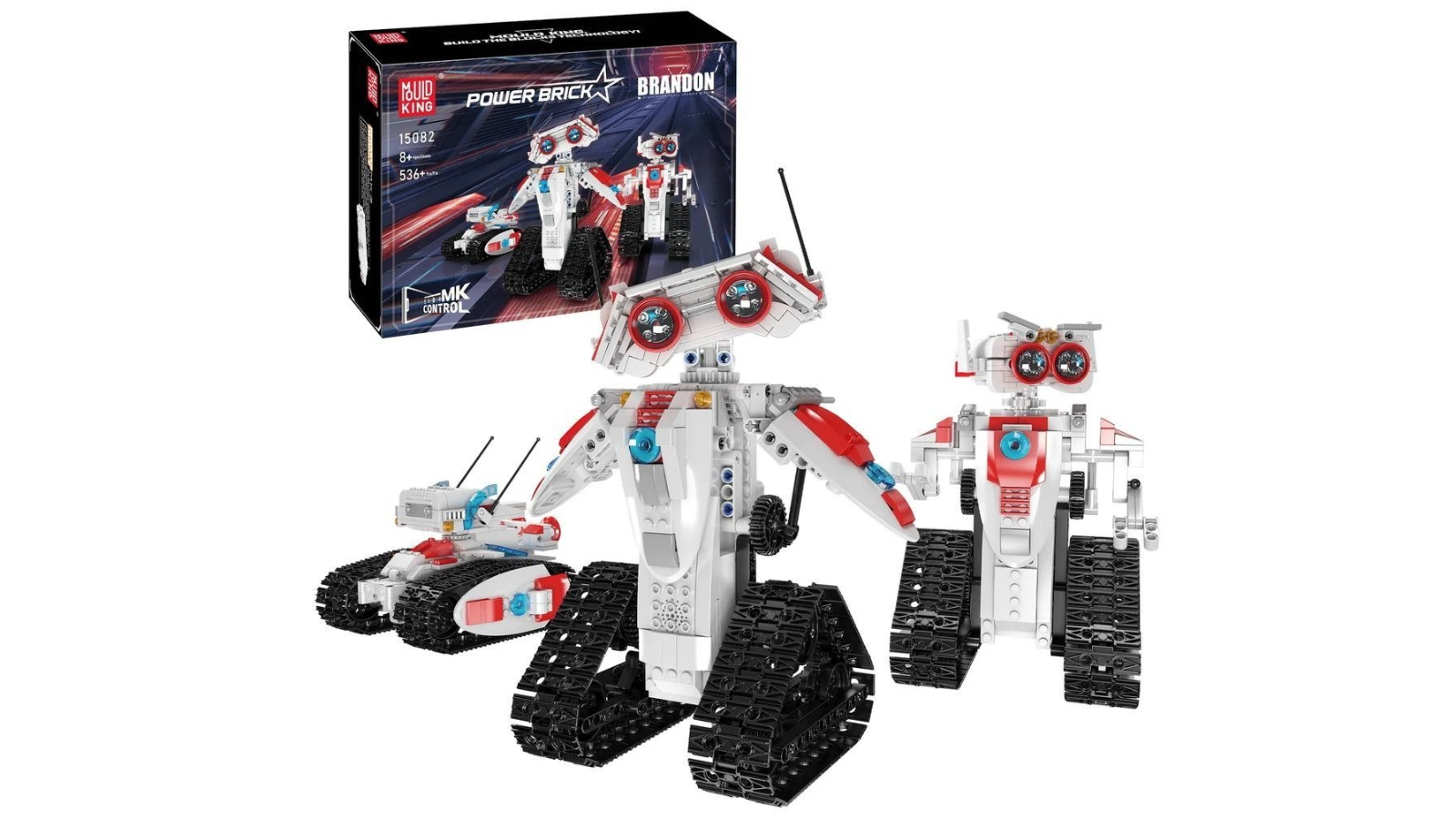 Mould King 536 Piece Brandon Interstellar 3-Transformation RC Robot