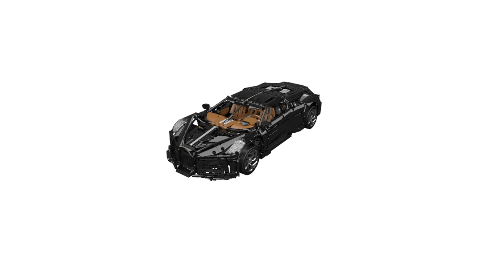 Mould King 4688 Piece Bugatti La Voiture Noire with Motor