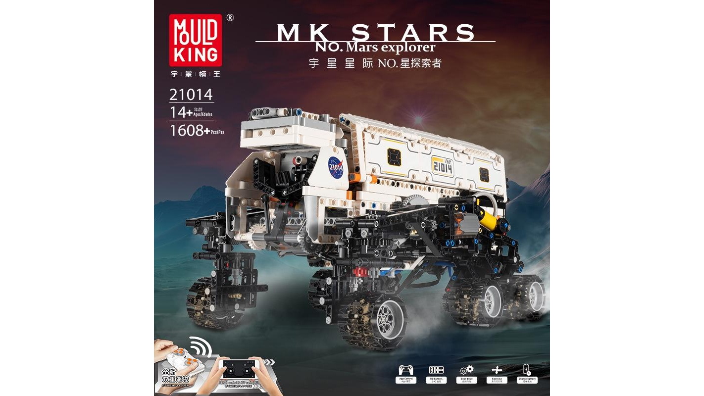 Mould King 21014 RC Mars Explorer 1608 Piece Building Kit