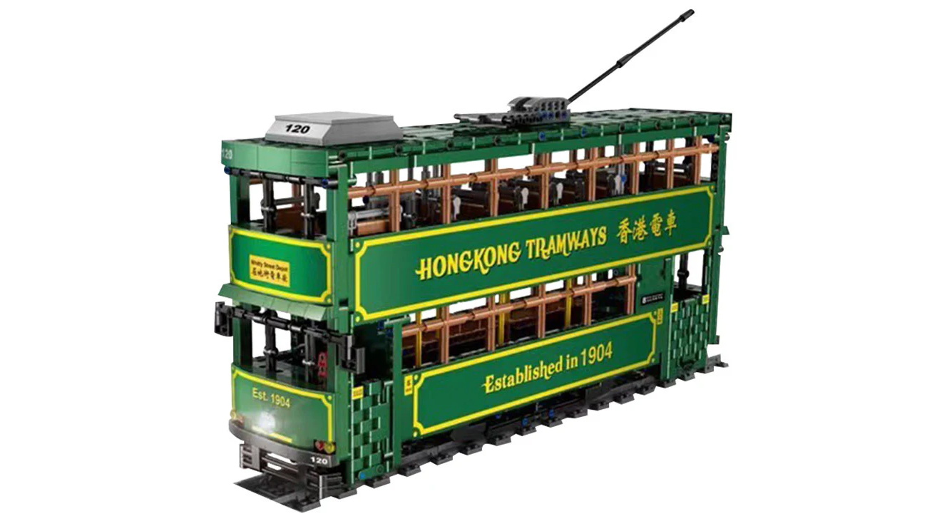 Mould King KB120 Hong Kong Tramways Technic 2528 Piece Building Kit