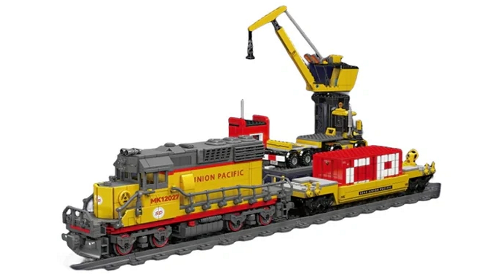 Mould King 12027S Diesel Locomotive with Motor 1257 Piece Building Kit