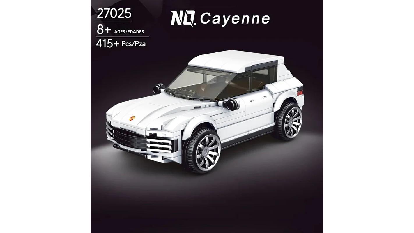 Mould King 27025 Speed Champions Porsche Cayenne Racers Car 415 Piece Building Kit