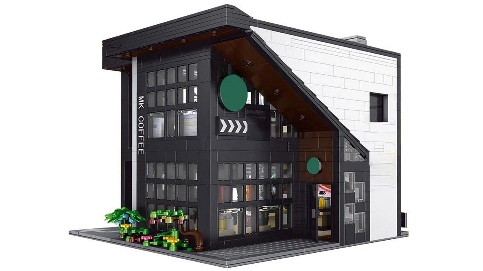 Mould King 12728 Pieces Starbucks Modern Coffee Shop