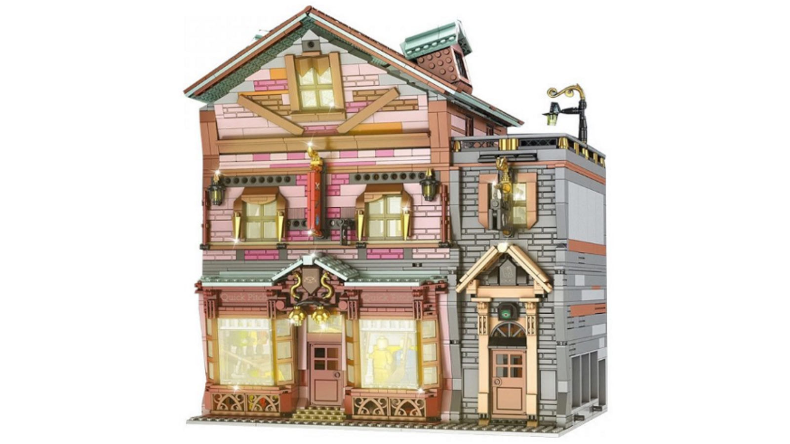 Mould King 3033 Piece Quick Pitch Supplies with Lights