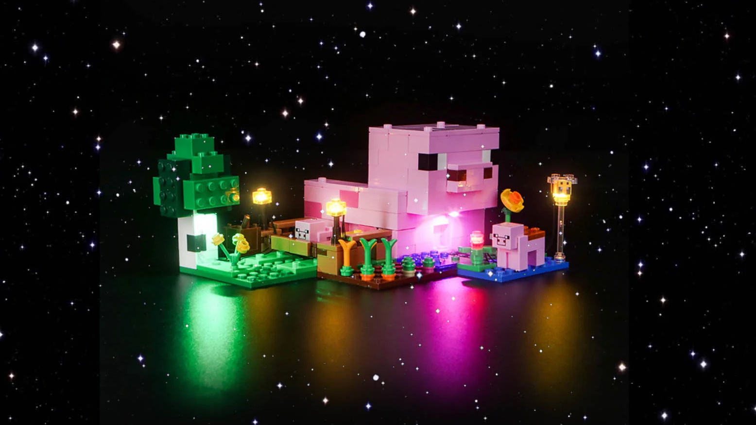 Brick Shine Classic Version Light Kit for LEGO The Baby Pig House 21268