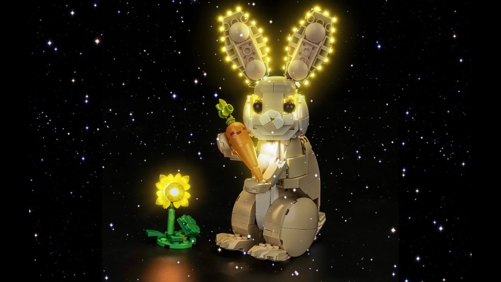 Brick Shine Classic Version Light Kit for LEGO Cute Bunny 31162