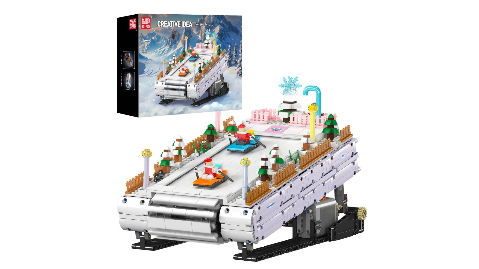 Mould King 2181 Piece Ski Resort Building Set
