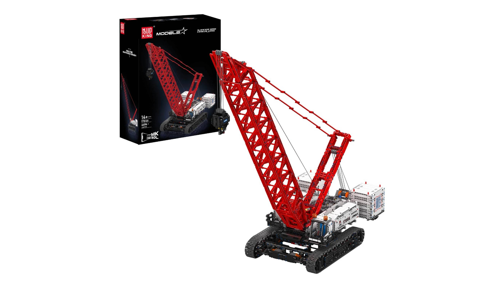 Mould King 4494 Piece Manitowoc 16000 Crawler Crane Building Set