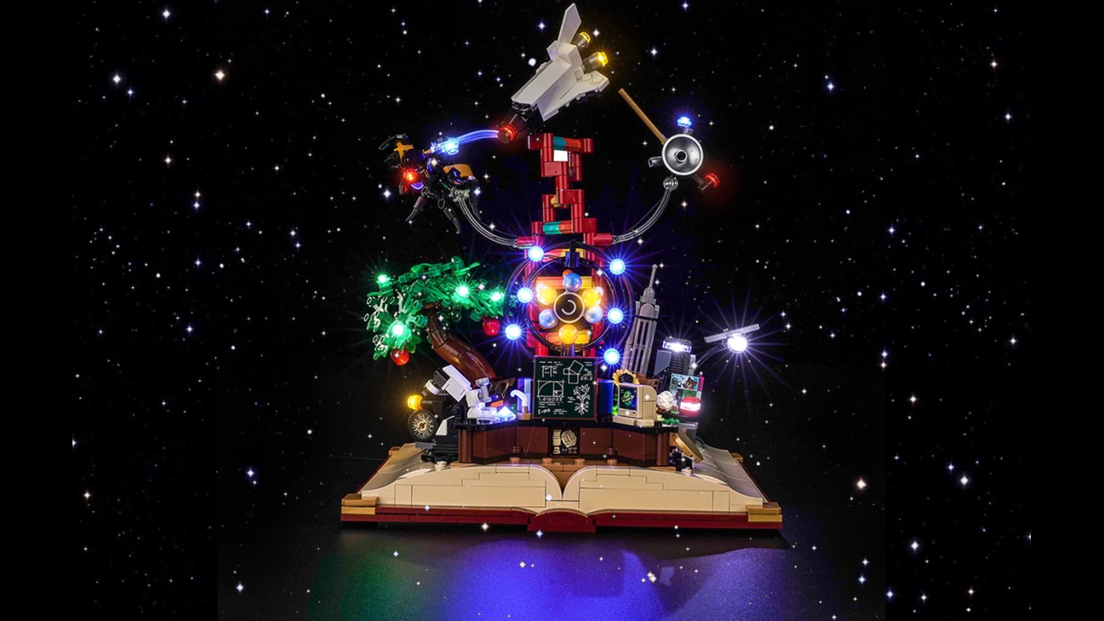 Brick Shine Classic Version Light Kit for LEGO The Evolution of STEM 21355