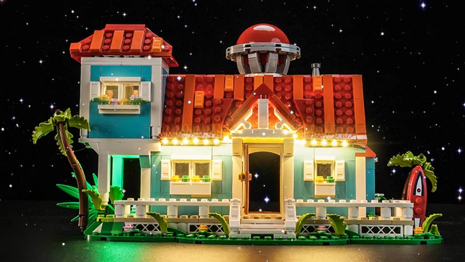 Brick Shine Light Kit for LEGO Lilo and Stitch Beach House