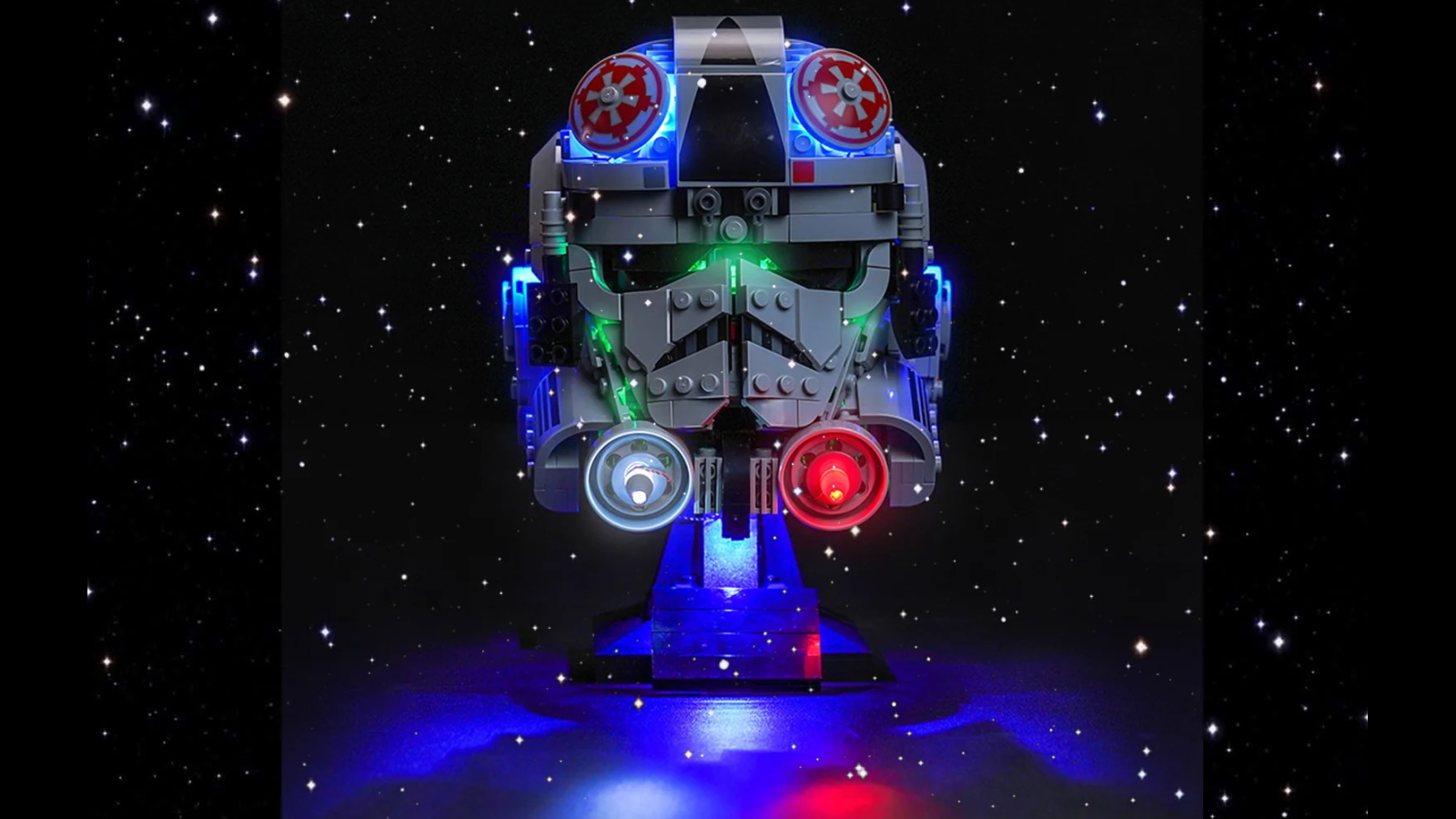 Brick Shine Light Control Version Light Kit for LEGO AT-AT Driver Helmet 75429