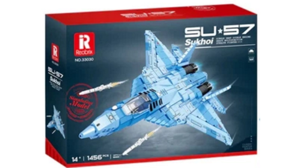 Reobrix 33030 SU-57 Heavy Fighter Sukhoi Building Set
